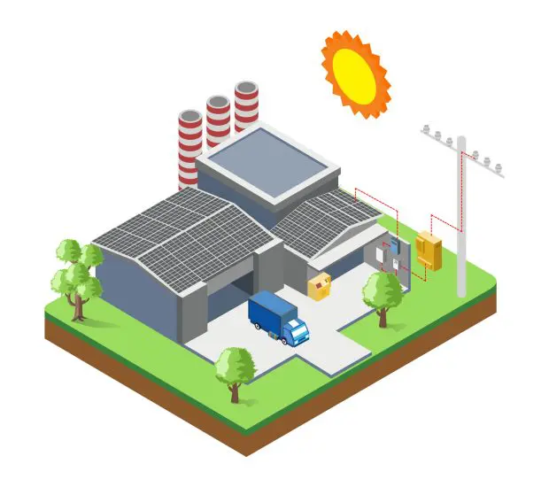 Solar power plant & roof top system